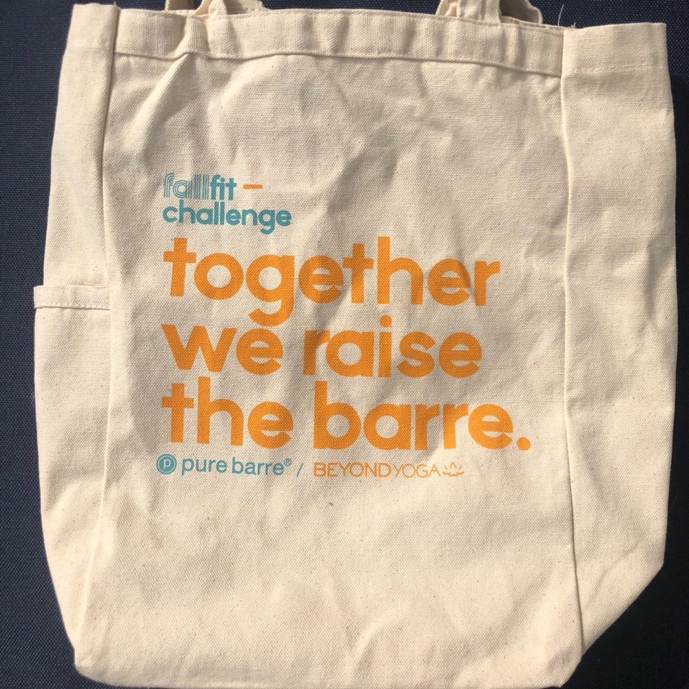 Together we rise pure barre bag